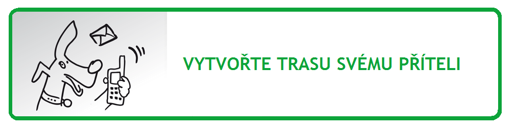 Vytvořte trasu příteli